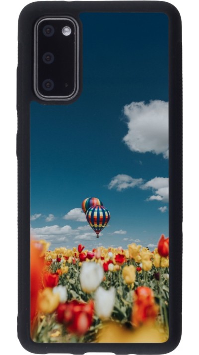 Coque Samsung Galaxy S20 - Silicone rigide noir Hot air balloon 2026