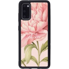 Coque Samsung Galaxy S20 - Silicone rigide noir Just Bloom 2026