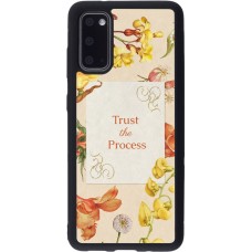Coque Samsung Galaxy S20 - Silicone rigide noir Trust the process 2026