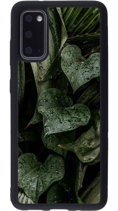 Coque Samsung Galaxy S20 - Silicone rigide noir Spring 23 fresh plants