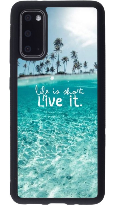 Coque Samsung Galaxy S20 - Silicone rigide noir Summer 18 24