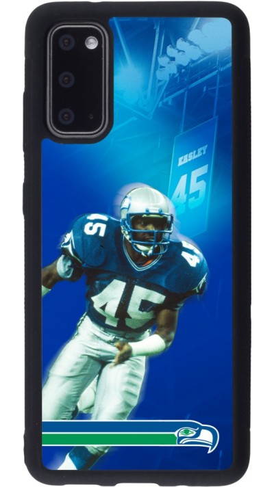 Coque Samsung Galaxy S20 - Silicone rigide noir Super Bowl 26 Seattle 1