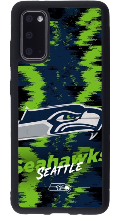 Coque Samsung Galaxy S20 - Silicone rigide noir Super Bowl 26 Seattle 2