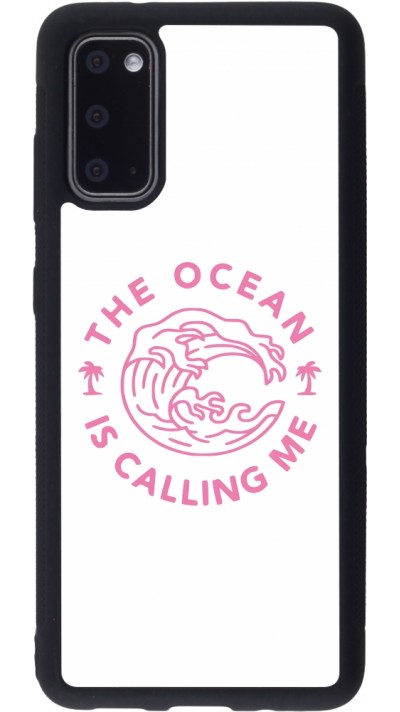 Coque Samsung Galaxy S20 - Silicone rigide noir The Ocean is calling me