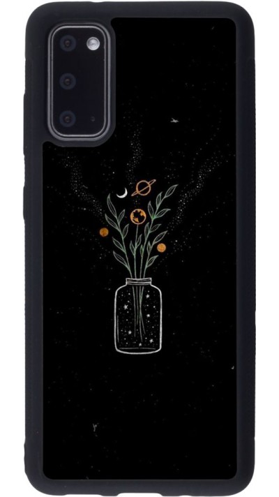 Coque Samsung Galaxy S20 - Silicone rigide noir Vase black
