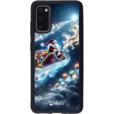 Samsung Galaxy S20 Case Hülle - Silikon schwarz Weihnachten 2023 Verzauberter Weihnachtsmann