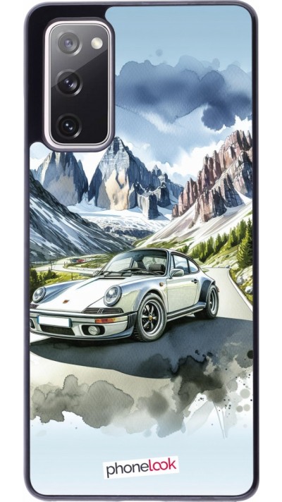 Samsung Galaxy S20 FE 5G Case Hülle - Porsche 911 Berg Aquarell