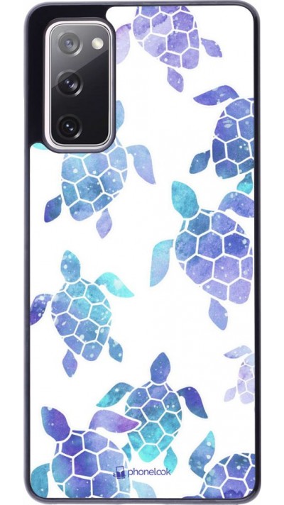 Coque Samsung Galaxy S20 FE - Turtles pattern watercolor