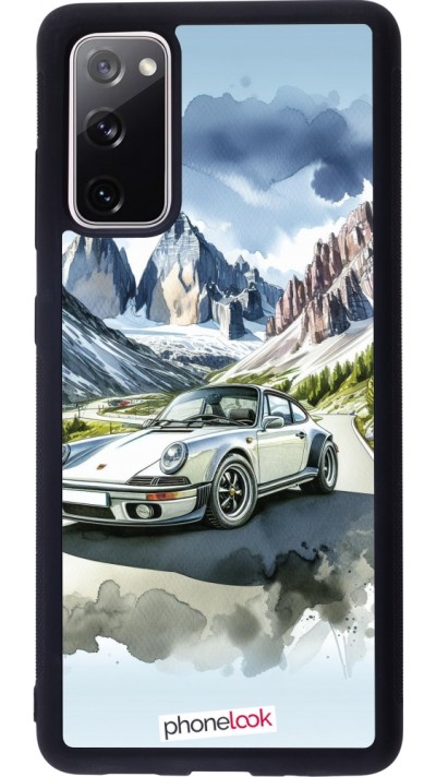 Coque Samsung Galaxy S20 FE 5G - Silicone rigide noir Porsche 911 Mountain Watercolor Coque Samsung Galaxy S20 FE 5G - Silicone rigide noir Porsche 911 Mountain Watercolor