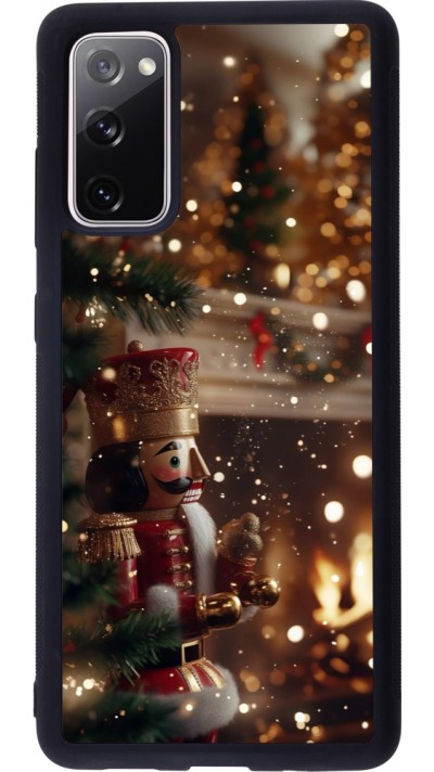 Coque Samsung Galaxy S20 FE 5G - Silicone rigide noir Christmas 25 Xmas Nutcracker