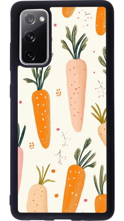 Coque Samsung Galaxy S20 FE 5G - Silicone rigide noir Easter 2026 Illustration carrots