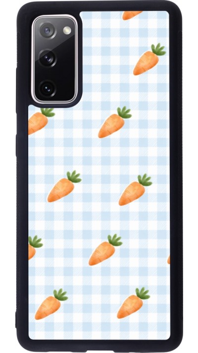 Coque Samsung Galaxy S20 FE 5G - Silicone rigide noir Easter 2026 Pattern carrots