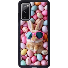 Coque Samsung Galaxy S20 FE 5G - Silicone rigide noir Easter 2026 Rabbit fun