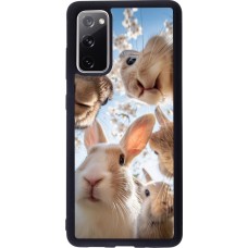 Coque Samsung Galaxy S20 FE 5G - Silicone rigide noir Easter 2026 Rabbits