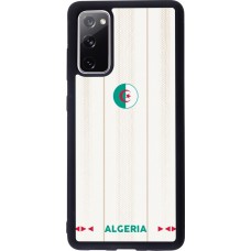 Coque Samsung Galaxy S20 FE 5G - Silicone rigide noir Maillot de football Algérie 2026 personnalisable