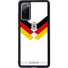 Coque Samsung Galaxy S20 FE 5G - Silicone rigide noir Maillot de football Allemagne 2026 personnalisable