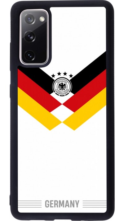 Coque Samsung Galaxy S20 FE 5G - Silicone rigide noir Maillot de football Allemagne 2026 personnalisable