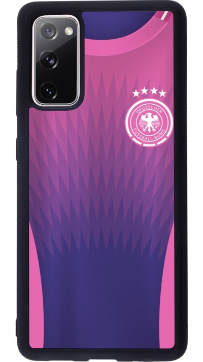 Coque Samsung Galaxy S20 FE 5G - Silicone rigide noir Maillot de football Allemagne Extérieur personnalisable Coque Samsung Galaxy S20 FE 5G - Silicone rigide noir Maillot de football Allemagne Extérieur personnalisable