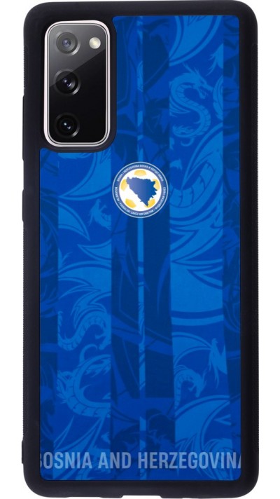 Coque Samsung Galaxy S20 FE 5G - Silicone rigide noir Maillot de football Bosnie-Herzégovine 2026 personnalisable