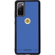 Coque Samsung Galaxy S20 FE 5G - Silicone rigide noir Maillot de football Curaçao 2026 personnalisable