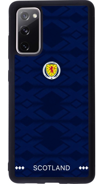 Coque Samsung Galaxy S20 FE 5G - Silicone rigide noir Maillot de football Ecosse 2026 personnalisable