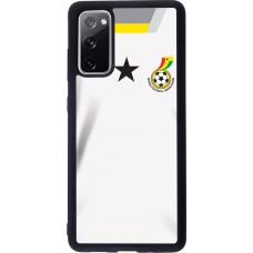 Coque Samsung Galaxy S20 FE 5G - Silicone rigide noir Maillot de football Ghana 2022 personnalisable