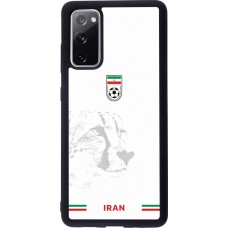 Coque Samsung Galaxy S20 FE 5G - Silicone rigide noir Maillot de football Iran 2026 personnalisable