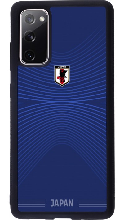 Coque Samsung Galaxy S20 FE 5G - Silicone rigide noir Maillot de football Japon 2026 personnalisable