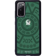 Coque Samsung Galaxy S20 FE 5G - Silicone rigide noir Maillot de football Mexique 2026 personnalisable
