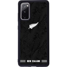 Coque Samsung Galaxy S20 FE 5G - Silicone rigide noir Maillot de football Nouvelle-Zélande 2026 personnalisable