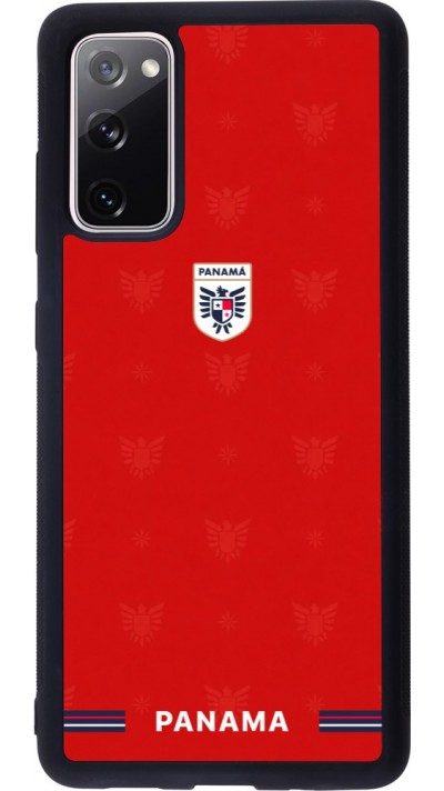 Coque Samsung Galaxy S20 FE 5G - Silicone rigide noir Maillot de football Panama 2026 personnalisable