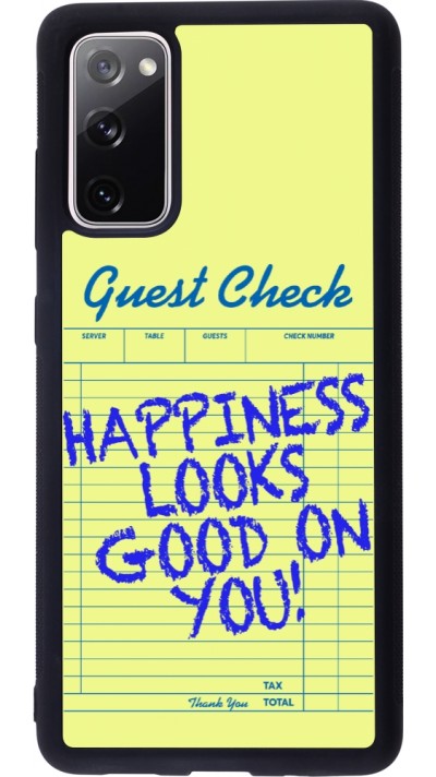 Coque Samsung Galaxy S20 FE 5G - Silicone rigide noir Guest check 2026