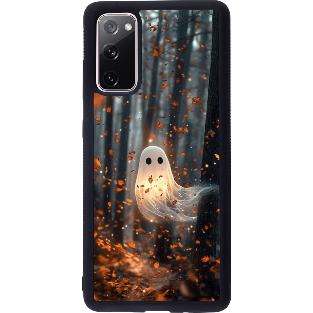 Samsung Galaxy S20 FE 5G Case Hülle - Silikon schwarz Halloween 2025 Ghost in the forest