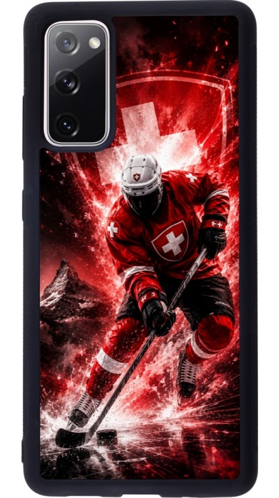 Coque Samsung Galaxy S20 FE 5G - Silicone rigide noir Hockey World Championship Player