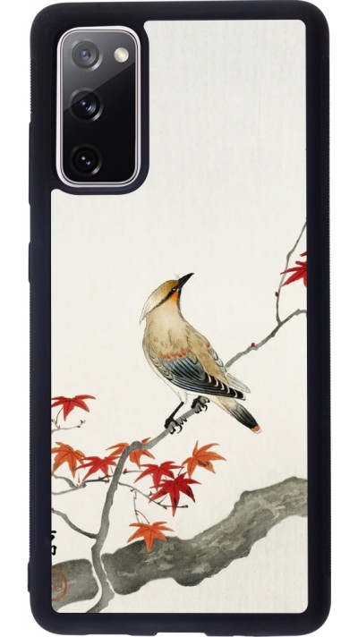 Samsung Galaxy S20 FE 5G Case Hülle - Silikon schwarz Japanese Bird