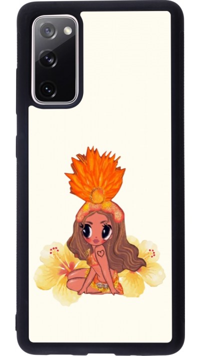 Coque Samsung Galaxy S20 FE 5G - Silicone rigide noir Karol G Tropicoqueta