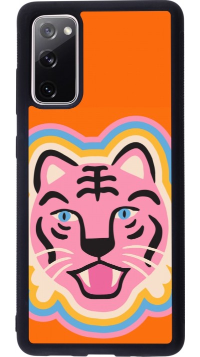 Coque Samsung Galaxy S20 FE 5G - Silicone rigide noir Lion colors 2026