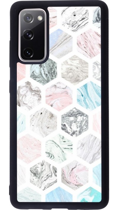 Coque Samsung Galaxy S20 FE 5G - Silicone rigide noir Marble Everything Coque Samsung Galaxy S20 FE 5G - Silicone rigide noir Marble Everything