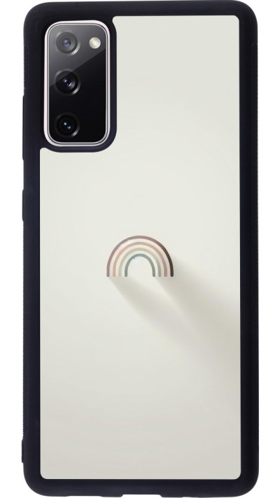Coque Samsung Galaxy S20 FE 5G - Silicone rigide noir Mini Rainbow Minimal