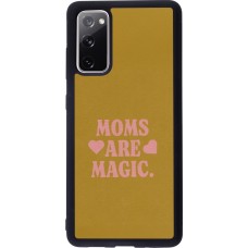 Coque Samsung Galaxy S20 FE 5G - Silicone rigide noir Mom 2026 Are Magic