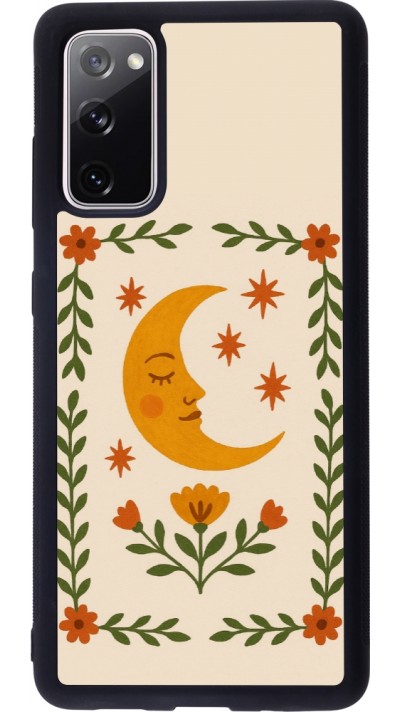Coque Samsung Galaxy S20 FE 5G - Silicone rigide noir Half moon stamp 2026