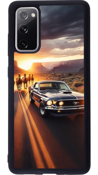 Coque Samsung Galaxy S20 FE 5G - Silicone rigide noir Mustang 69 Grand Canyon Coque Samsung Galaxy S20 FE 5G - Silicone rigide noir Mustang 69 Grand Canyon