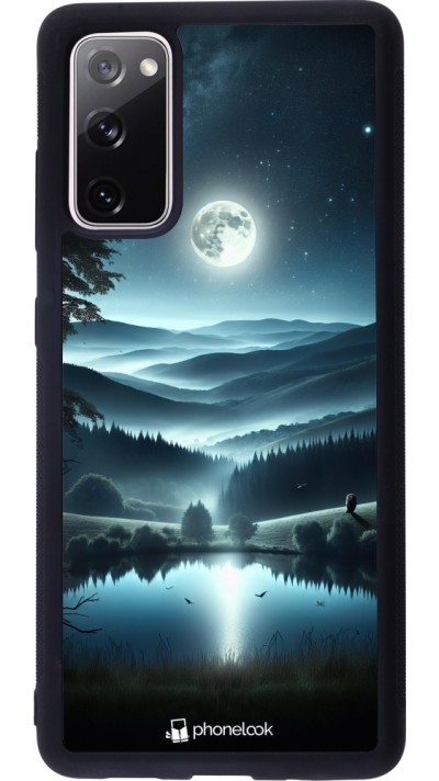 Coque Samsung Galaxy S20 FE 5G - Silicone rigide noir Night Sky View