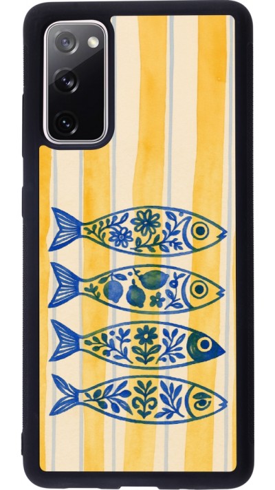 Coque Samsung Galaxy S20 FE 5G - Silicone rigide noir Portuguese fish 2026