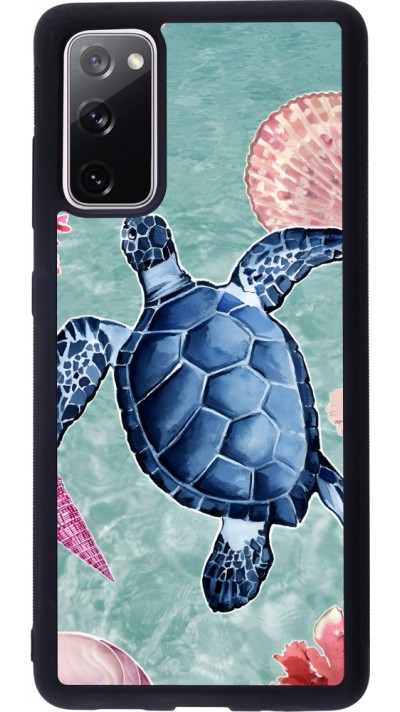 Coque Samsung Galaxy S20 FE 5G - Silicone rigide noir Preppy Turtle