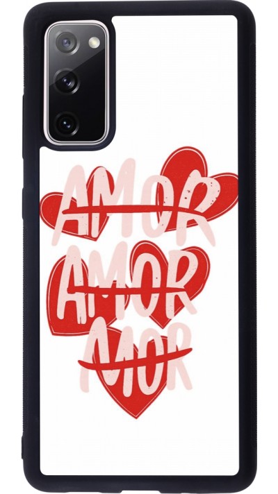 Samsung Galaxy S20 FE 5G Case Hülle - Silikon schwarz Saint Valentines Day 26 Amor