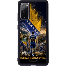Coque Samsung Galaxy S20 FE 5G - Silicone rigide noir Football Bosnie-Herzégovine splash 2026
