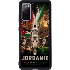 Coque Samsung Galaxy S20 FE 5G - Silicone rigide noir Football Jordanie splash 2026