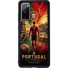Coque Samsung Galaxy S20 FE 5G - Silicone rigide noir Football Portugal splash 2026