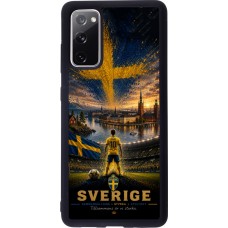 Coque Samsung Galaxy S20 FE 5G - Silicone rigide noir Football Suède splash 2026